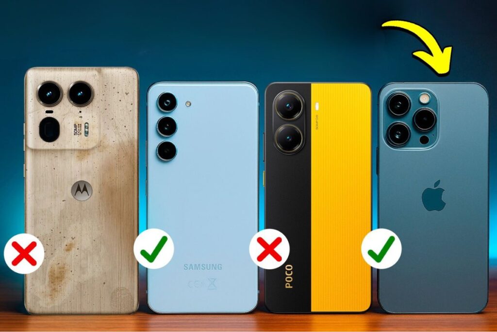 Celular Intermediário vs Top de Linha