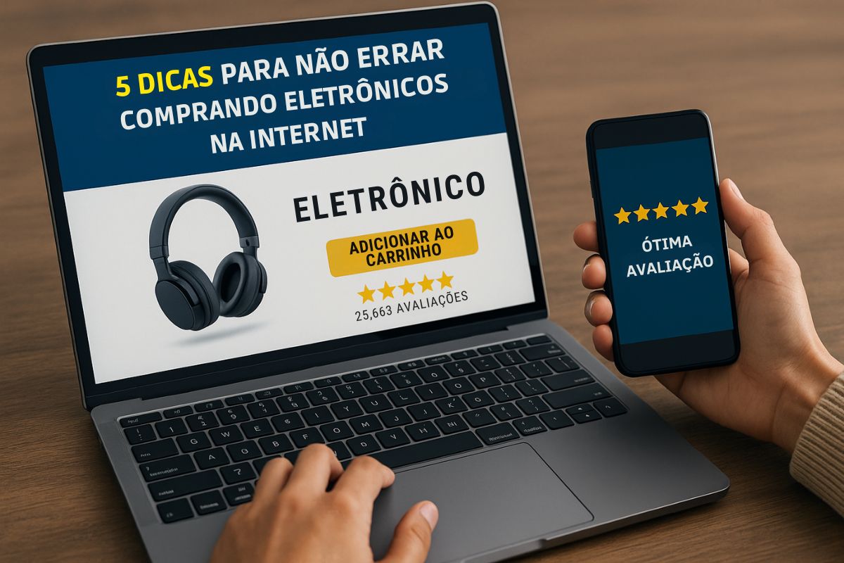 dicas para não errar comprando eletrônicos na internet
