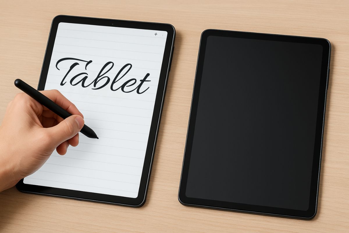tablet com canetinha