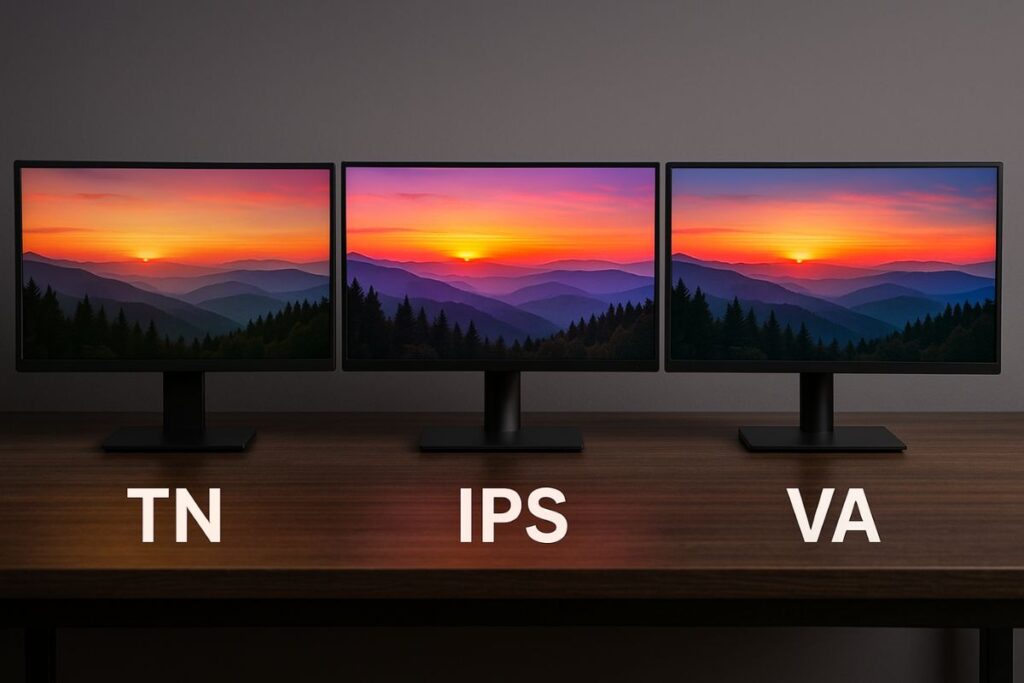 tipos de painel monitor